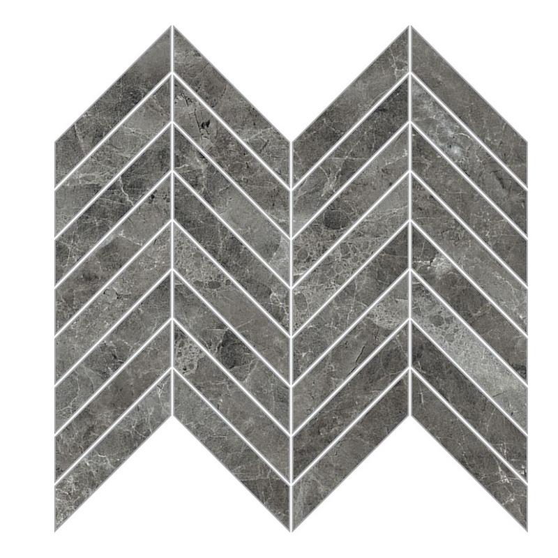 NOVABELL IMPERIAL MICHELANGELO Chevron Grigio Visone  25x30 cm 10 mm Szlifowany 